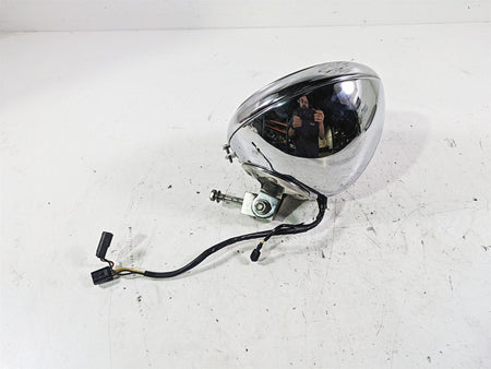 2005 Harley Softail FLSTFSE CVO Fat Boy Headlight Lamp & Bracket -Read 67903-00A {{ shop.shopifyCountryName }} - Mototech271