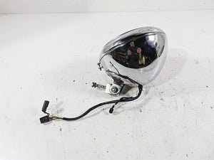 2005 Harley Softail FLSTFSE CVO Fat Boy Headlight Lamp & Bracket -Read 67903-00A | Mototech271