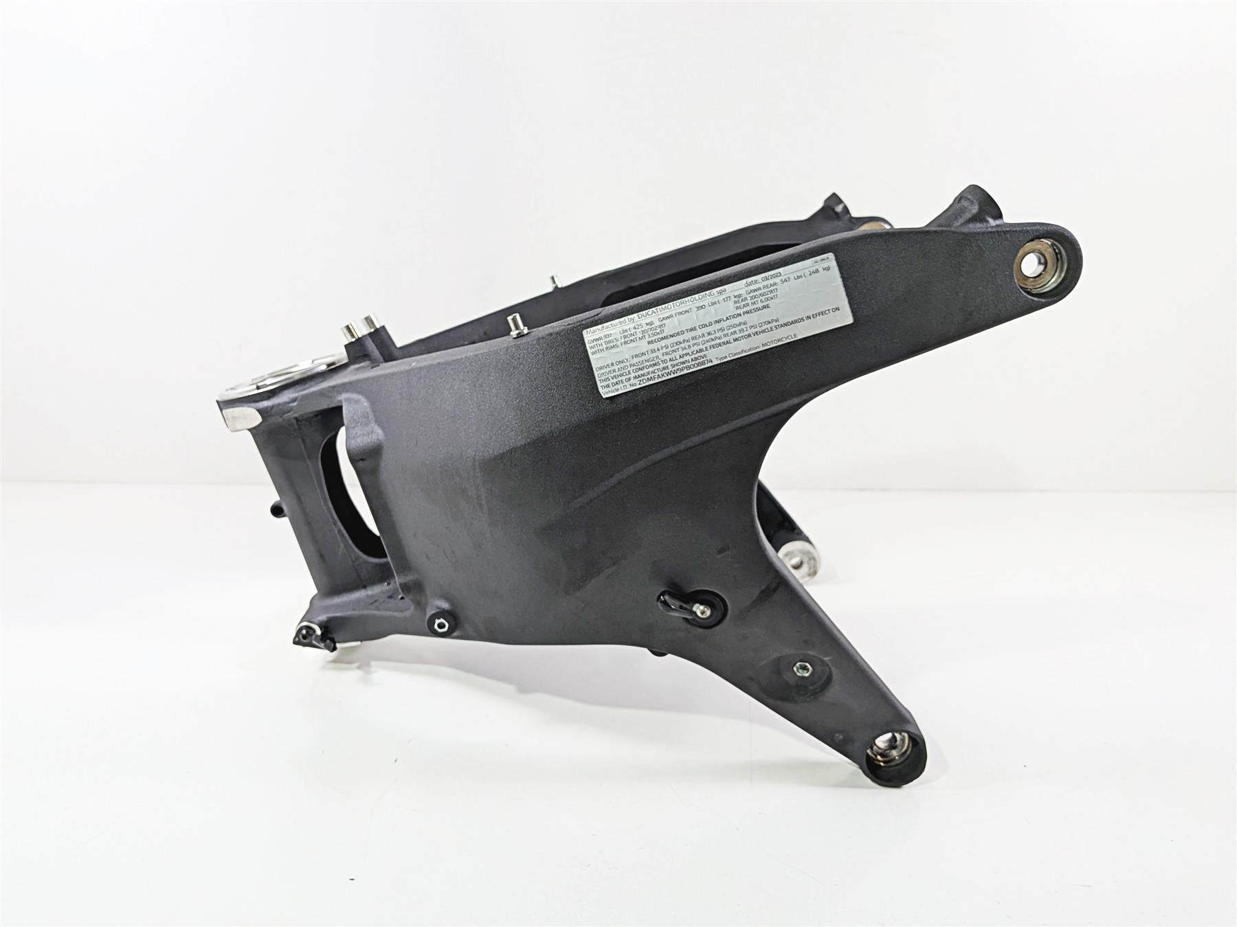 2023 Ducati Streetfighter V4 Straight Main Frame Chassis With Clean Indiana Title 47028202BB-Mototech271