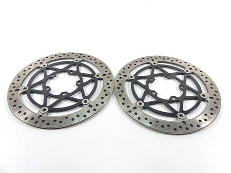 2022 Triumph Speed Triple 1200 RS Front Brake Disc Rotor Set 553miles T2022113 {{ shop.shopifyCountryName }} - Mototech271