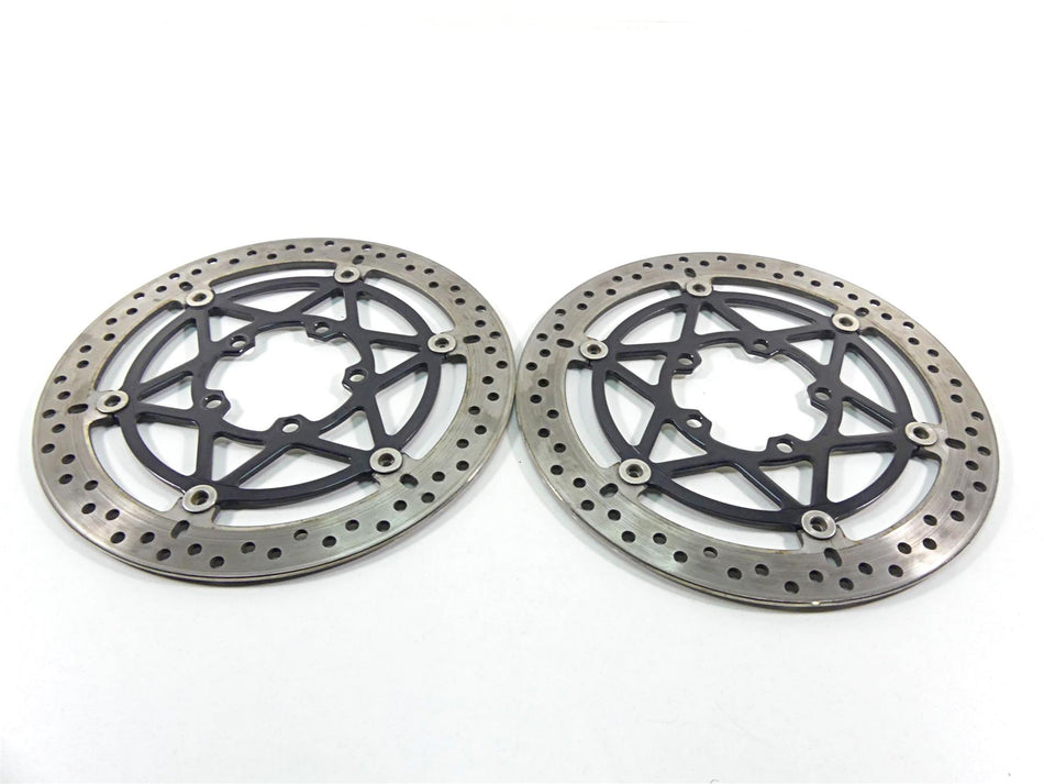 2022 Triumph Speed Triple 1200 RS Front Brake Disc Rotor Set 553miles T2022113 {{ shop.shopifyCountryName }} - Mototech271