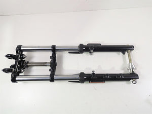 2013 Triumph Bonneville Front Forks & Triple Tree + Axle Set T2040532 T2040533