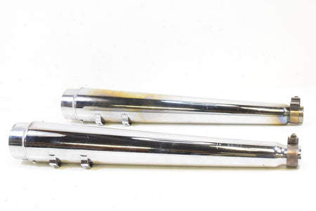 2002 Harley Touring FLHT Electra Glide Loud Open Exhaust Slip On Mufflers Pipes {{ shop.shopifyCountryName }} - Mototech271