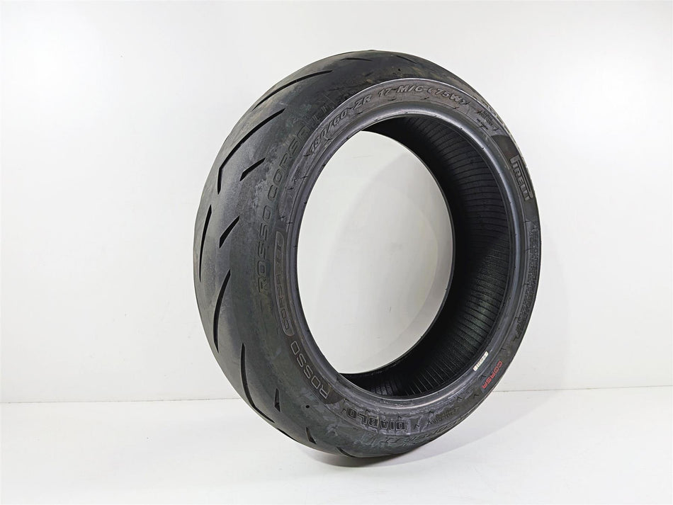 Used Rear Motorcycle Tire Pirelli Diablo Rosso Corsa 2 180/60R17 75W DOT1818-Mototech271