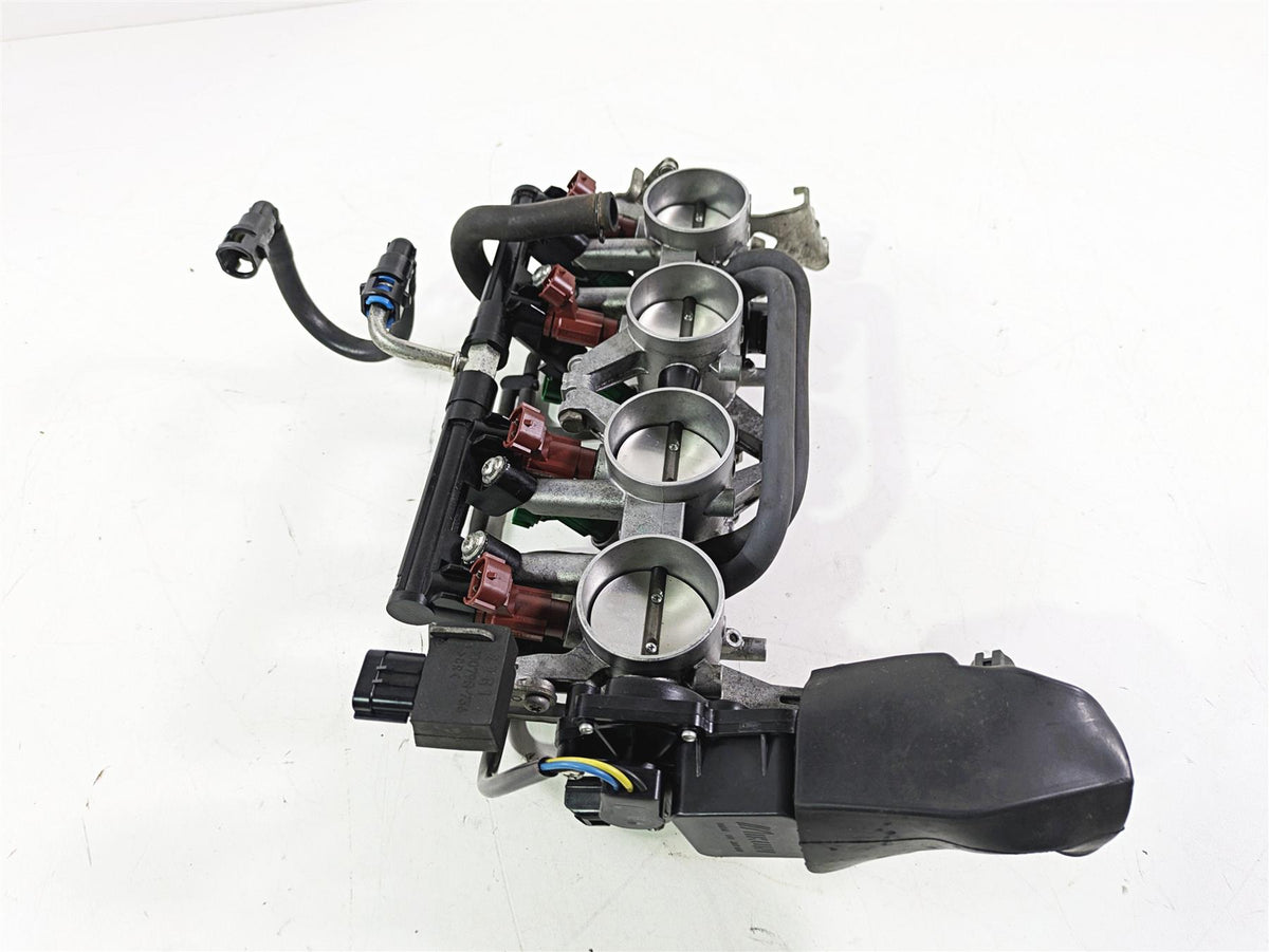 2008 Suzuki GSXR600 Mikuni Throttle Bodies Body Set 14K Tested 3406-37H01 {{ shop.shopifyCountryName }} - Mototech271