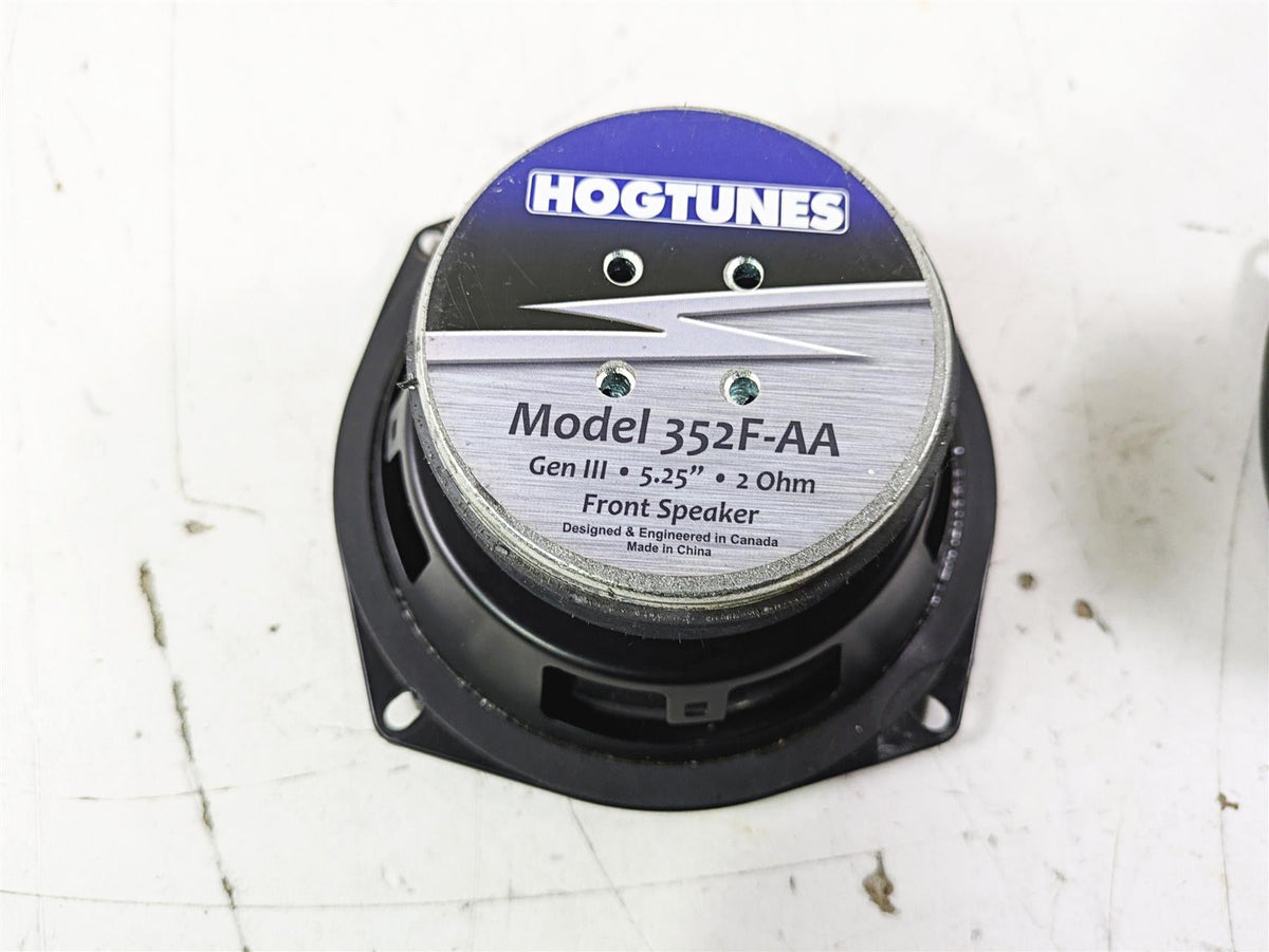 2007 Harley Touring FLHTCU SE CVO E-Glide Hogtunes 5.25" Front Speaker Set 352F-AA {{ shop.shopifyCountryName }} - Mototech271