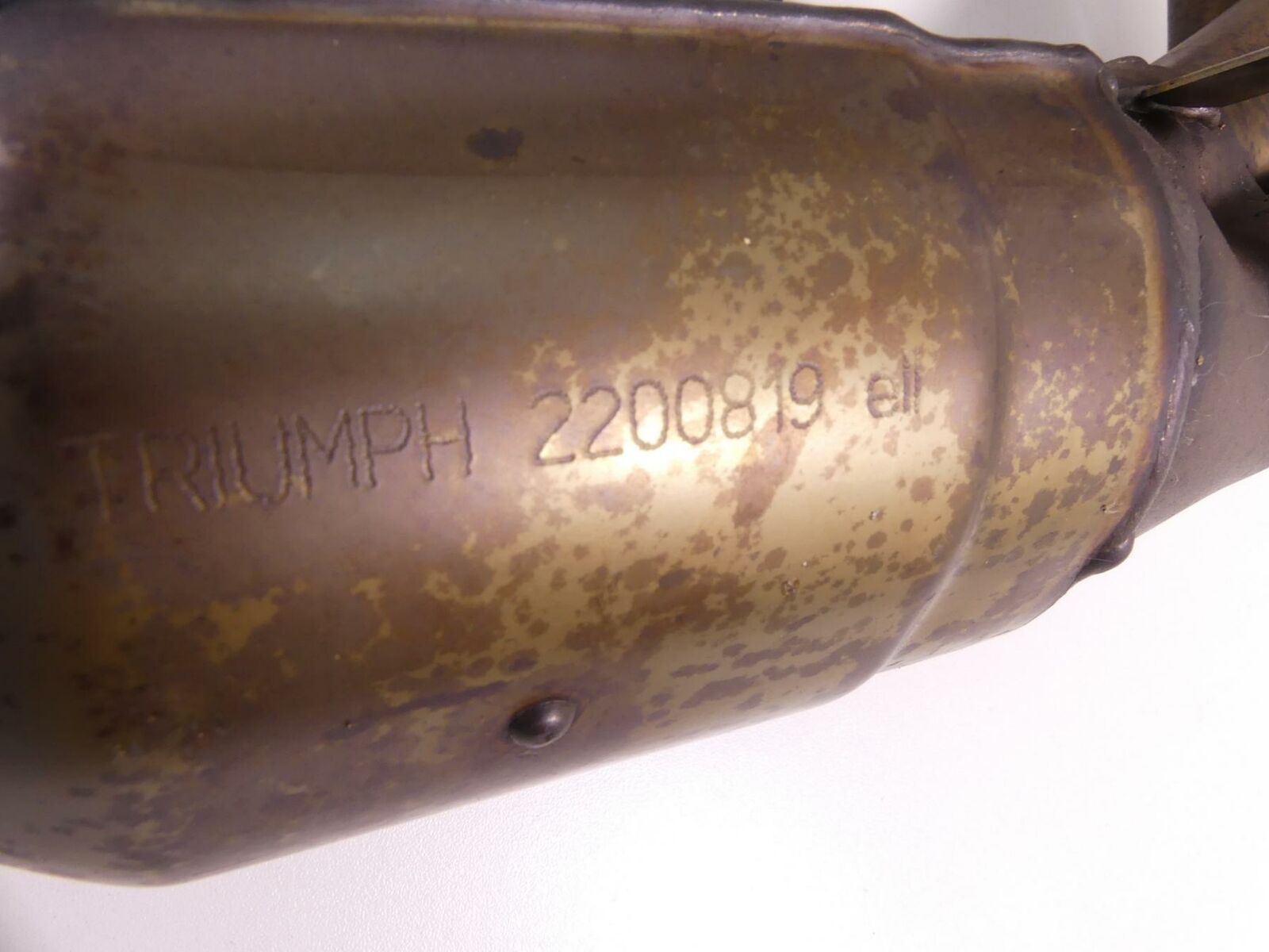 2017 Triumph Daytona 675R Exhaust Pipe Header Manifold T2203161 T2200819 {{ shop.shopifyCountryName }} - Mototech271