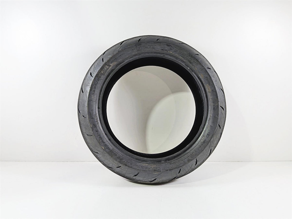 Used Motorcycle Rear Tire Dunlop Sportmax Roadsport 2 200/55-R17 78W DOT5124 636541-Mototech271