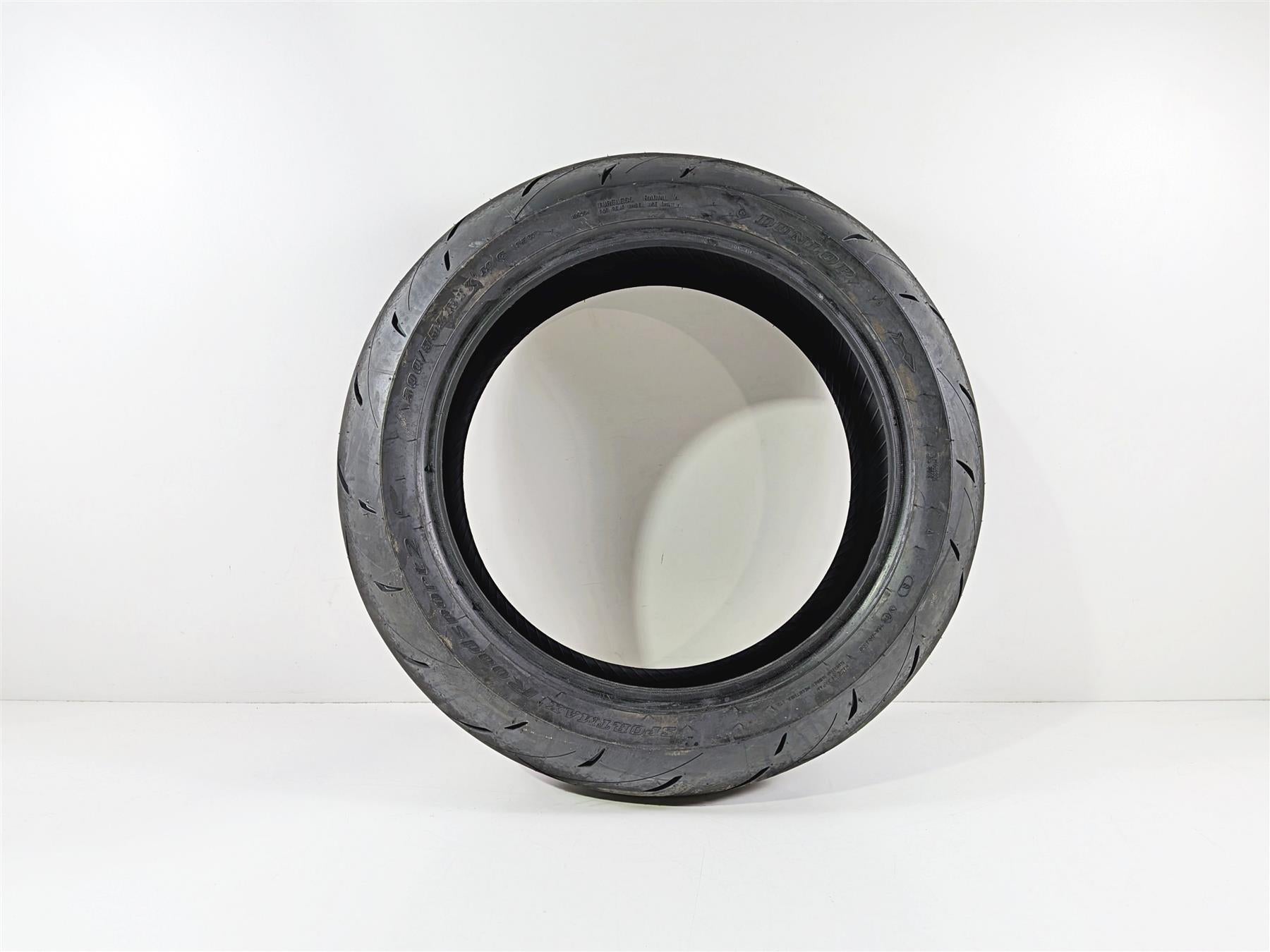 Used Motorcycle Rear Tire Dunlop Sportmax Roadsport 2 200/55-R17 78W DOT5124 636541-Mototech271