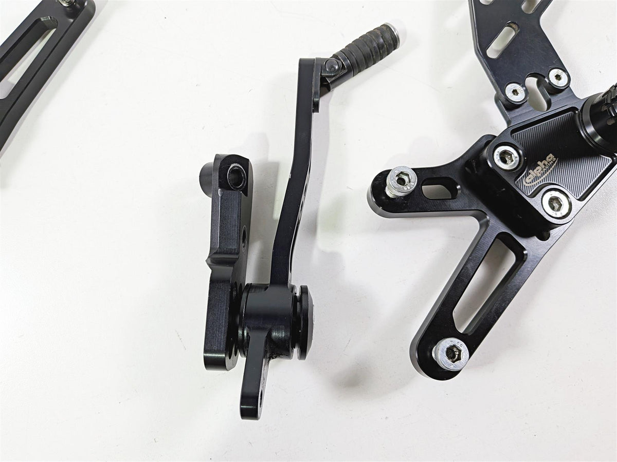 2016 BMW S1000RR K46 Alpha Racing Left Foot Peg & Shifter + Right Mount-Mototech271