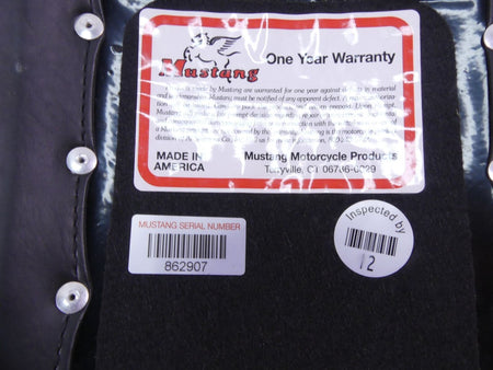 2001 Harley Softail FLSTC Heritage Mustang Studded Seat Saddle Set 79258 {{ shop.shopifyCountryName }} - Mototech271
