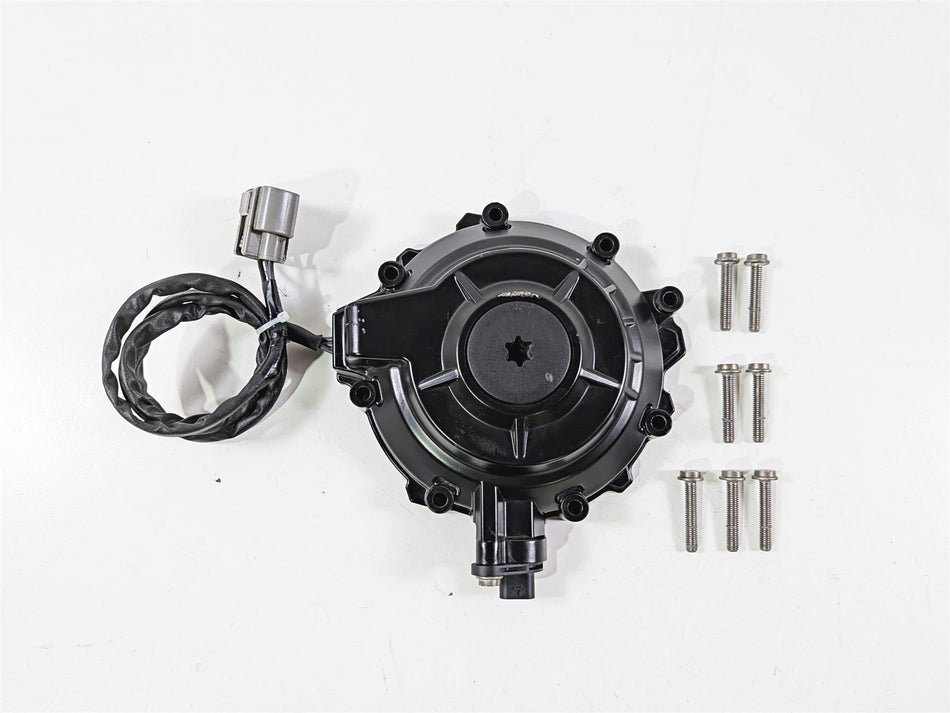 2024 BMW S1000RR K67 Black Left Alternator Generator Stator & Cover 11147108058
