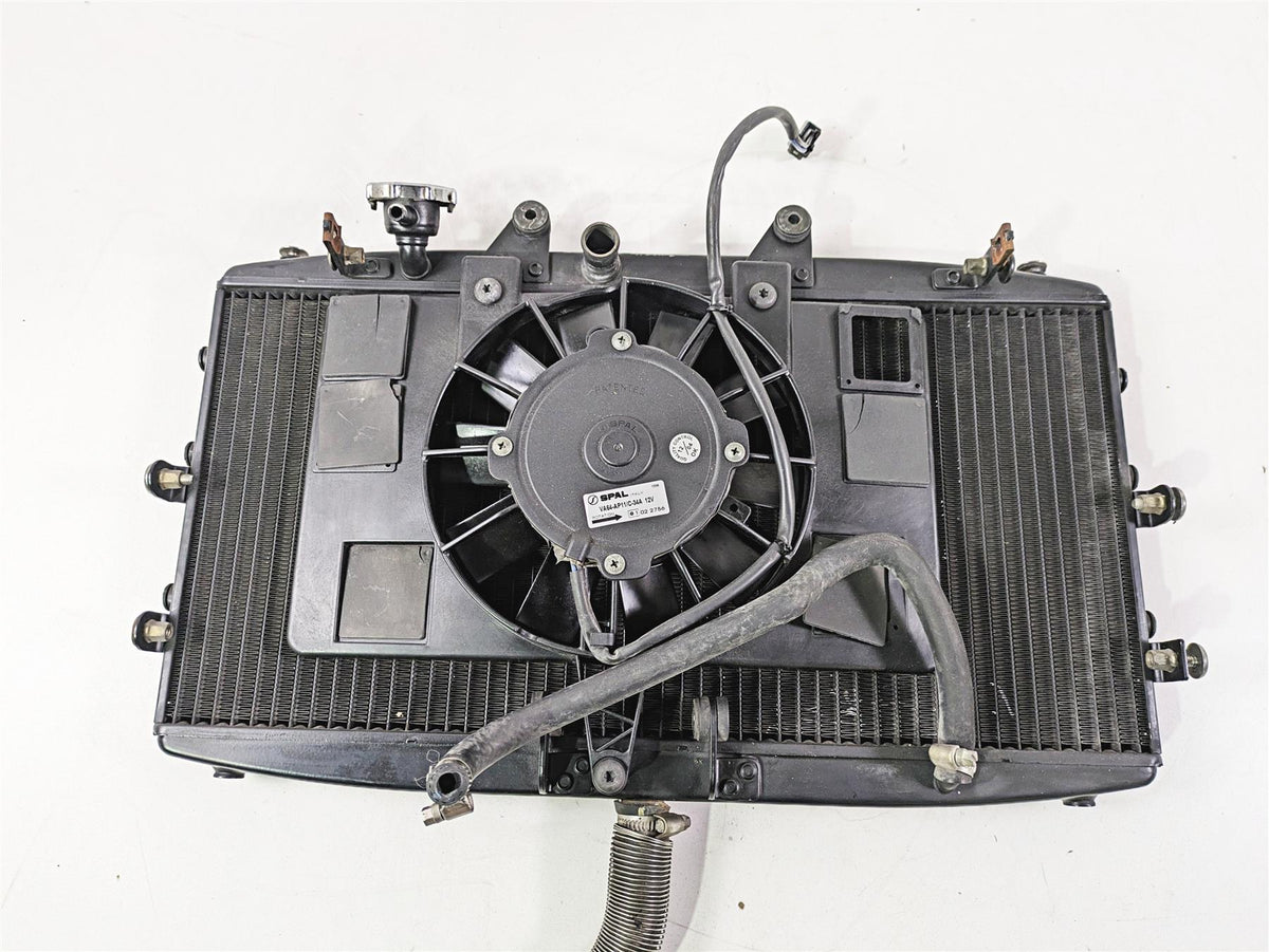 2006 Triumph Rocket 3 Radiator Fan Hoses Reservoir T2108307 {{ shop.shopifyCountryName }} - Mototech271