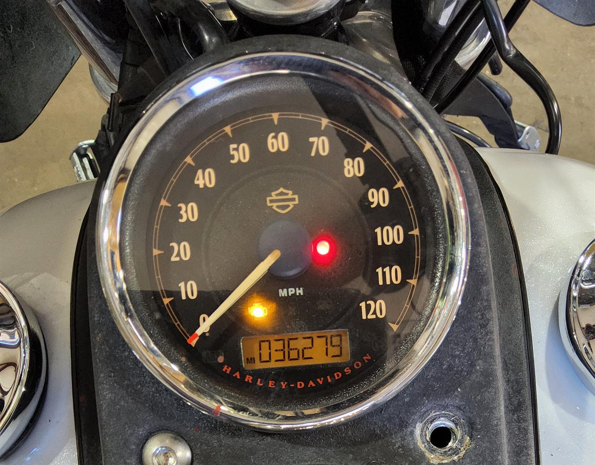 2015 Harley FXDL Dyna Low Rider Speedometer Gauge Instrument 36k 67478-12A {{ shop.shopifyCountryName }} - Mototech271