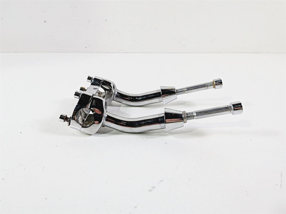 1995 Harley XL883 Sportster Hugger Handlebar Chrome Riser 5" tall 2" Pullback {{ shop.shopifyCountryName }} - Mototech271