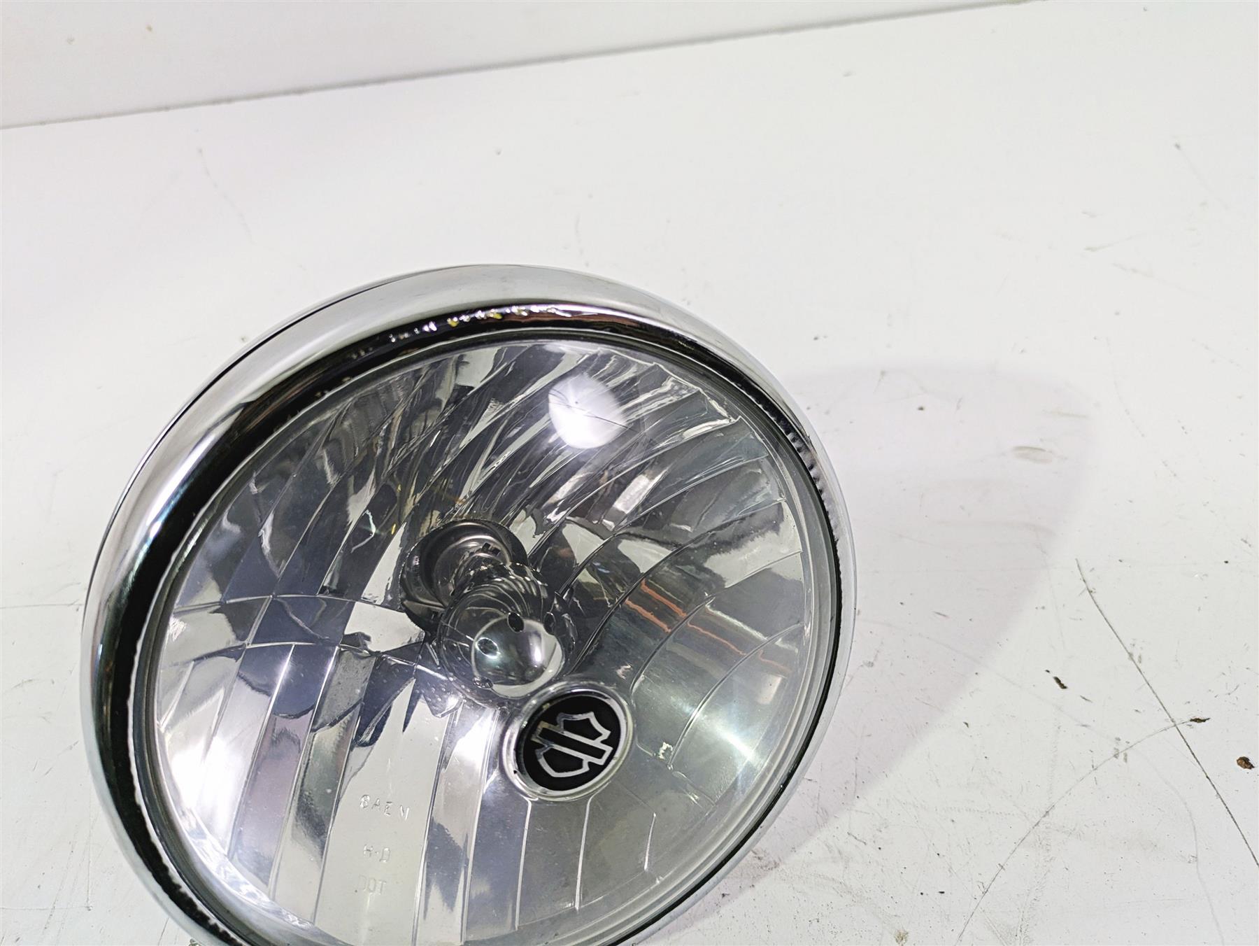 Harley Davidson 7" Headlight Head Light Lamp {{ shop.shopifyCountryName }} - Mototech271