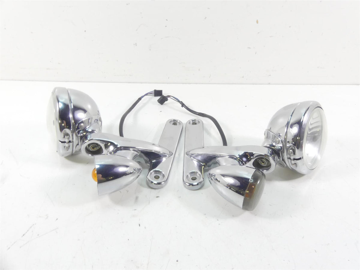 2007 Harley FLHTCU SE2 CVO Electra Glide Front Spot Light Blinker Set 69548-06 {{ shop.shopifyCountryName }} - Mototech271