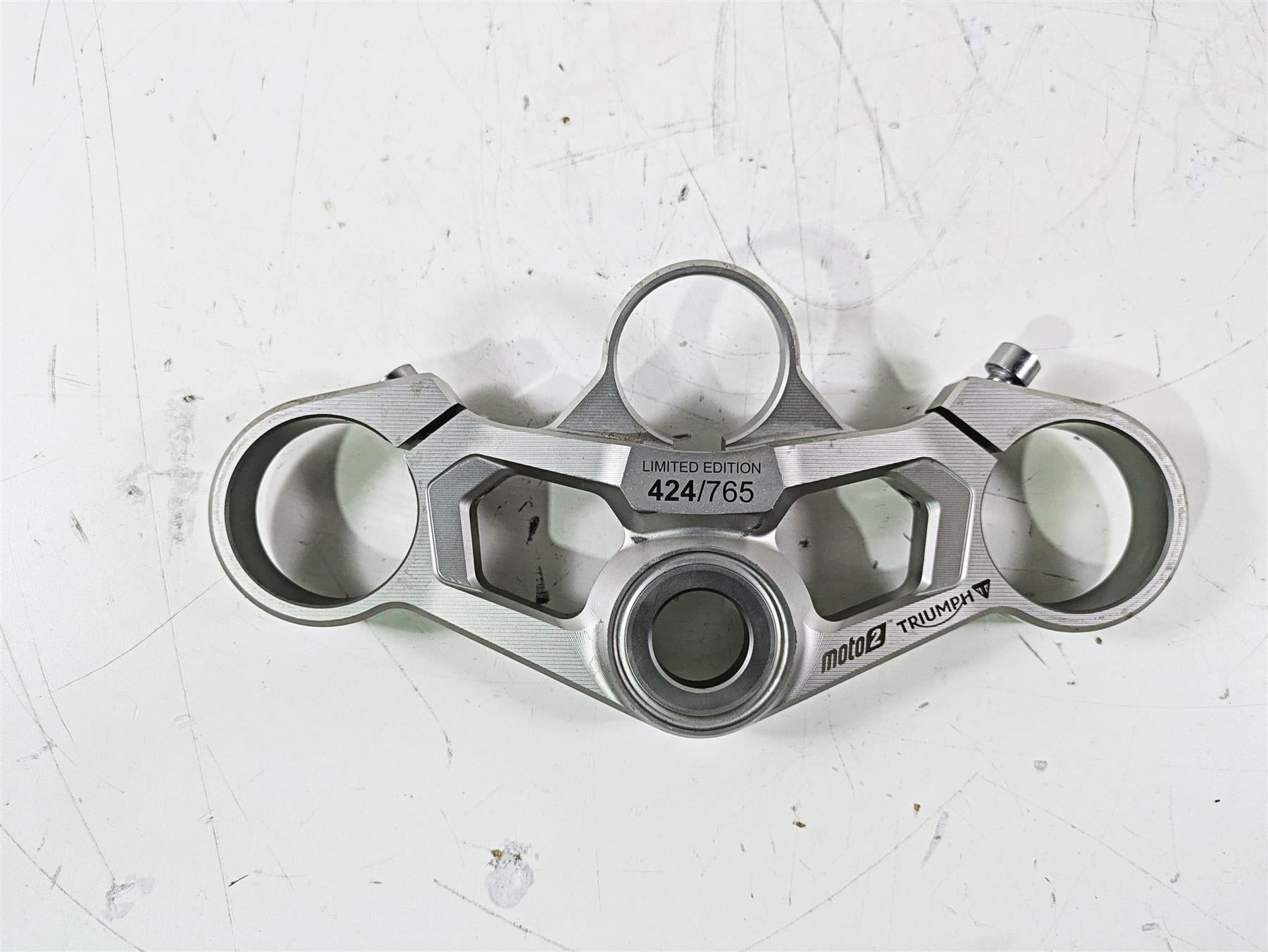 2020 Triumph Daytona 765 Moto2 Upper Triple Tree LIMITED # 424 50mm T2049790 {{ shop.shopifyCountryName }} - Mototech271