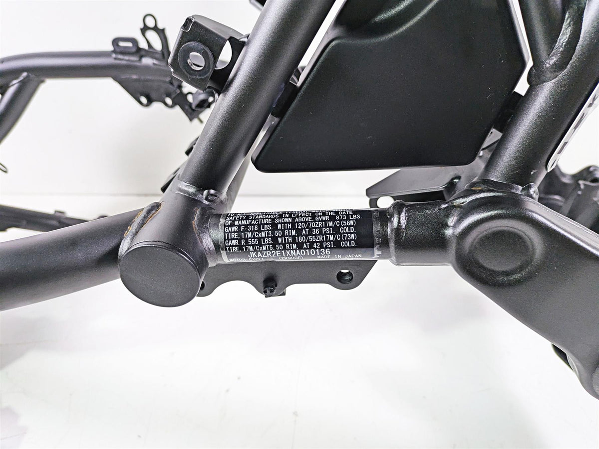 2022 Kawasaki ZR900RS Cafe Straight Main Frame Chassis With Texas Salvage Title 32160-1916-18R {{ shop.shopifyCountryName }} - Mototech271
