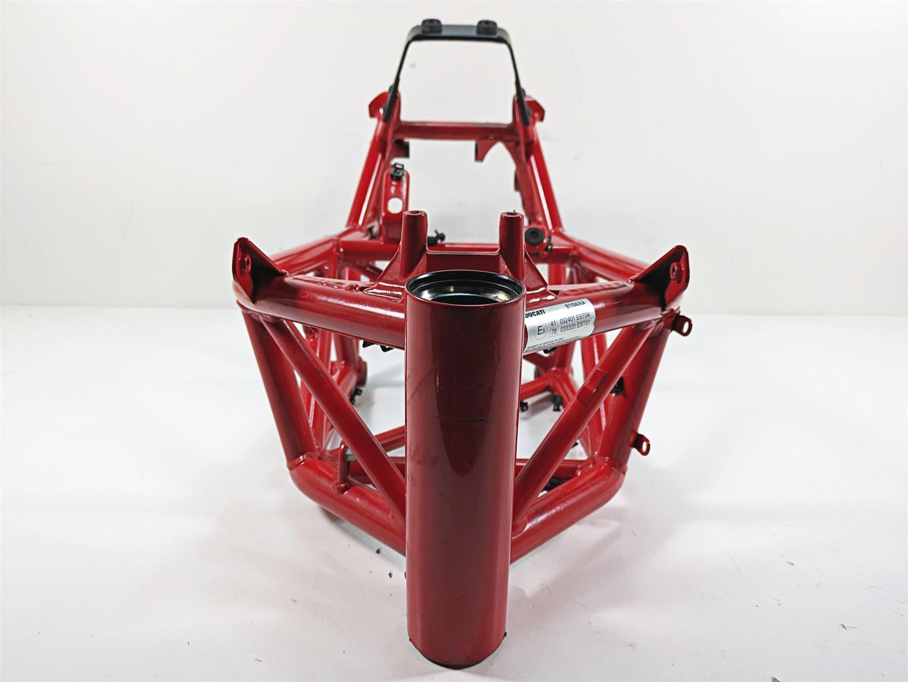 2011 Ducati Hypermotard 1100 Evo SP Straight Main Frame Chassis With Salvage Washington Title - 47017011BA {{ shop.shopifyCountryName }} - Mototech271