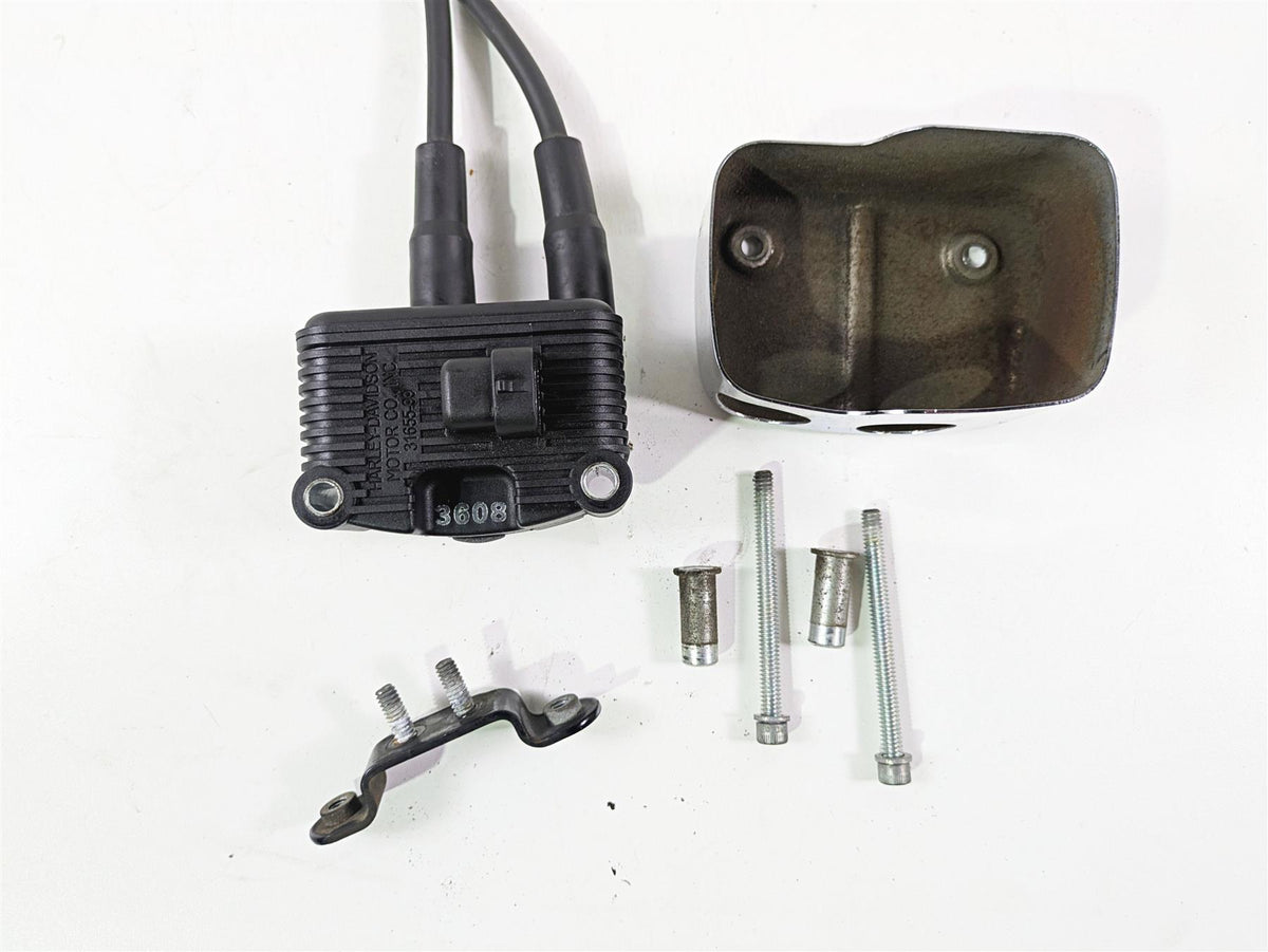 1999 Harley Dyna FXDL Low Rider Ignition Coil Wires & Chrome Cover 31655-99 {{ shop.shopifyCountryName }} - Mototech271