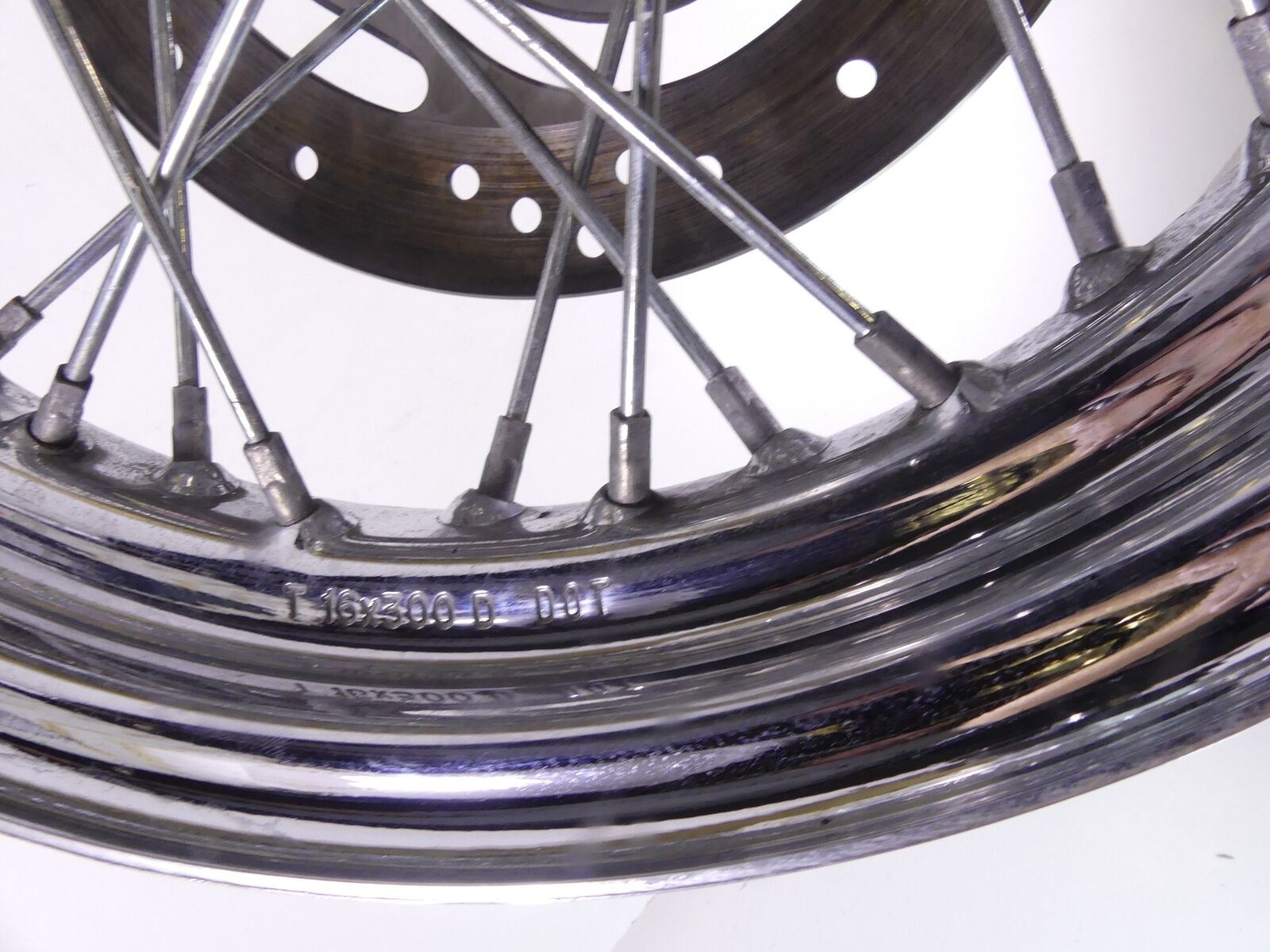 2001 Harley Softail FLSTC Heritage Rear Straight 16x3 Wheel Rim 43085-97 {{ shop.shopifyCountryName }} - Mototech271