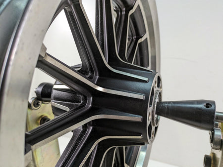 2000 Harley Dyna FXDL Low Rider 13 Spoke Cast Rear Wheel Rim 16x3 41012-00A {{ shop.shopifyCountryName }} - Mototech271