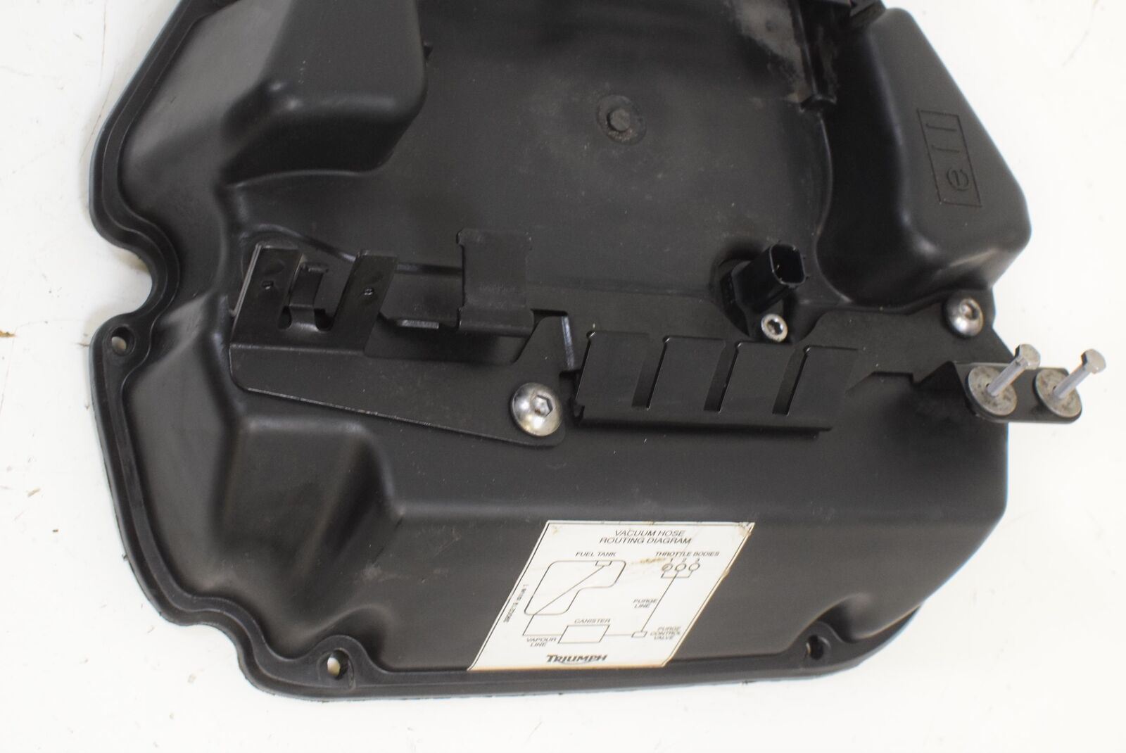 2012 Triumph Street Triple 675 R Air Cleaner Breather Filter Box T2200492 {{ shop.shopifyCountryName }} - Mototech271