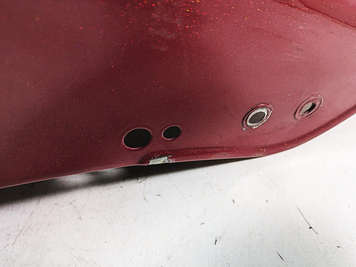1999 Harley FXSTS Softail Springer Rear Fender Red Pearl Custom Paint 59753-97 {{ shop.shopifyCountryName }} - Mototech271