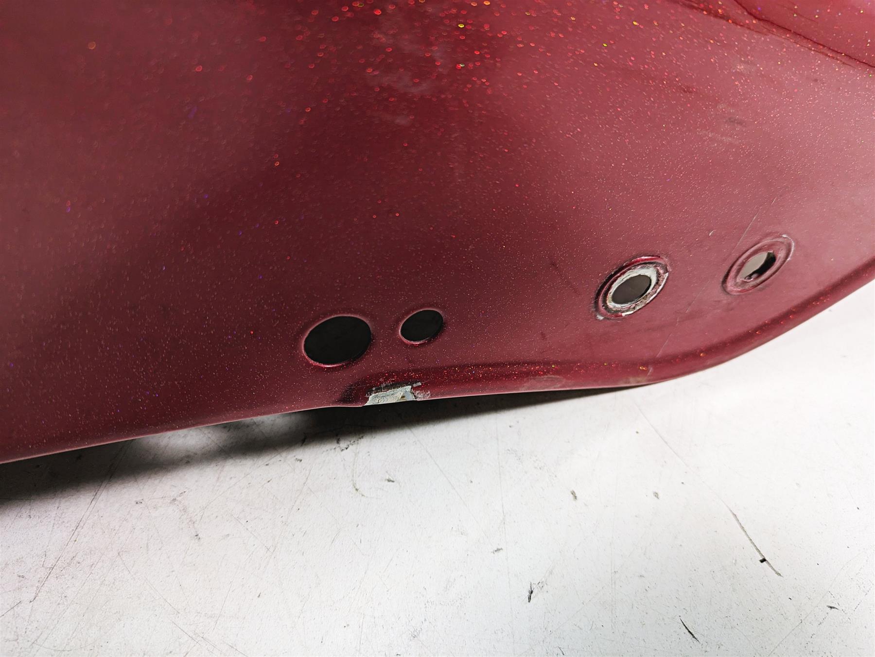 1999 Harley FXSTS Softail Springer Rear Fender Red Pearl Custom Paint 59753-97 {{ shop.shopifyCountryName }} - Mototech271