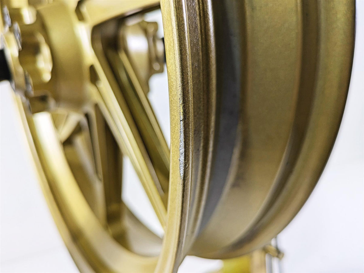 2016 BMW S1000RR K46 Front Wheel Rim Forged Gold 17x3.5 -Dent 36318548892 {{ shop.shopifyCountryName }} - Mototech271