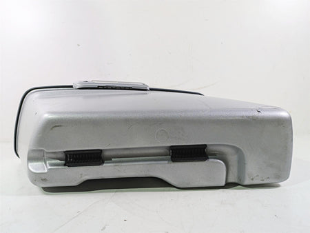 2010 Harley Touring FLHX Street Glide Left Saddlebag Saddle Bag Silver 90753-93 {{ shop.shopifyCountryName }} - Mototech271