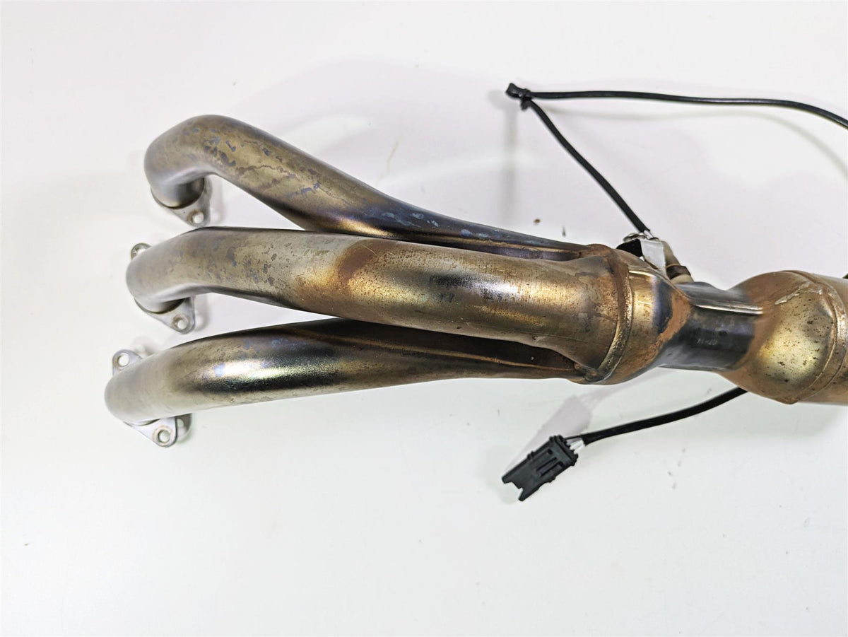 2014 BMW K1600 GTL K48 Left Exhaust Header Manifold + Heat Shield 18518546714 {{ shop.shopifyCountryName }} - Mototech271