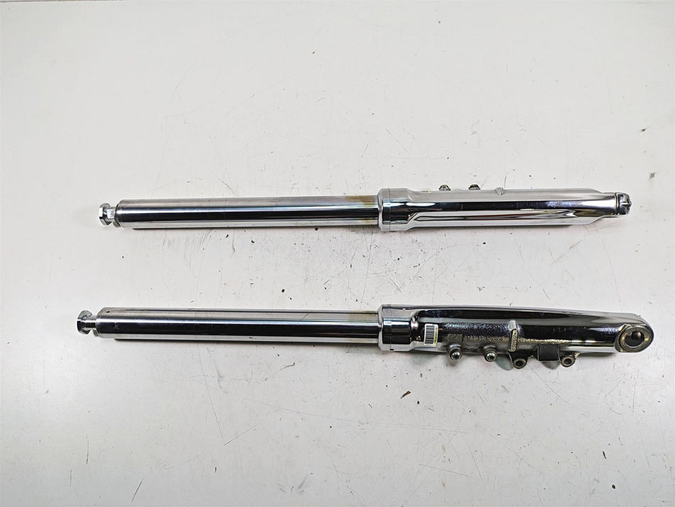 2009 Harley FXCWC Softail Rocker C Chrome Front Fork Leg Set - Read 46950-08 {{ shop.shopifyCountryName }} - Mototech271