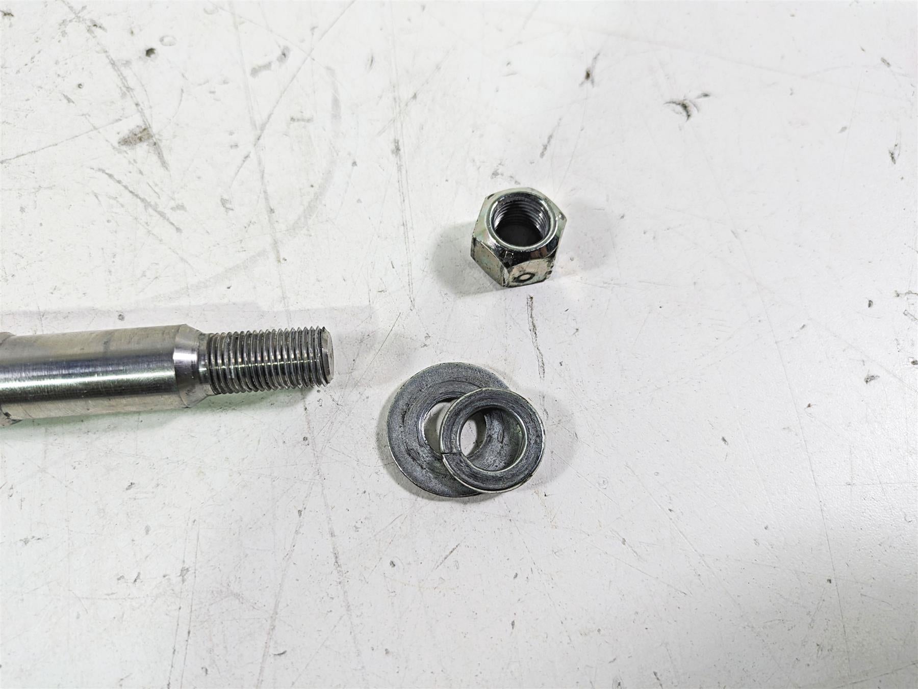 2005 Harley Softail FLSTFSE CVO Fat Boy Front Axle Wheel Spindle 3/4" 41584-86A {{ shop.shopifyCountryName }} - Mototech271