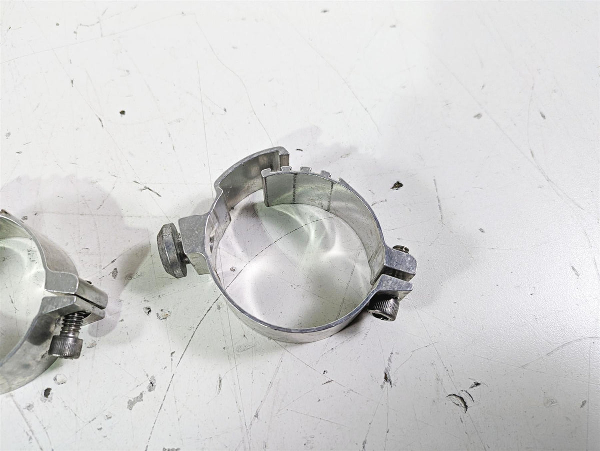 2002 Honda VTX1800 Retro Wind Shield Windscreen Mount Clamp Set {{ shop.shopifyCountryName }} - Mototech271