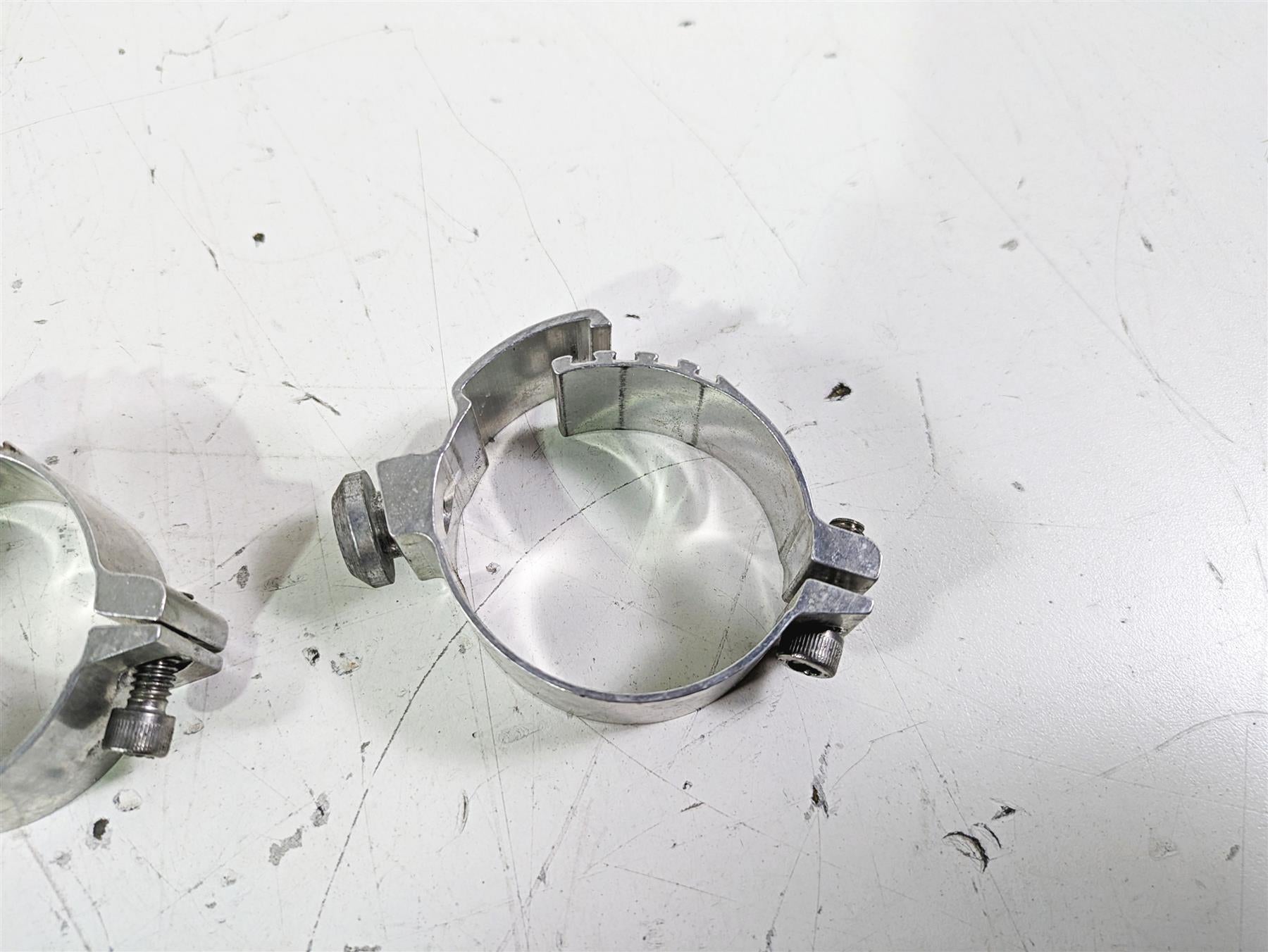 2002 Honda VTX1800 Retro Wind Shield Windscreen Mount Clamp Set {{ shop.shopifyCountryName }} - Mototech271