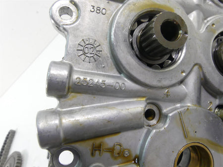 2002 Harley Softail FXSTDI Deuce Camshaft Plate Holder Oil Pump Set 25245-00 {{ shop.shopifyCountryName }} - Mototech271