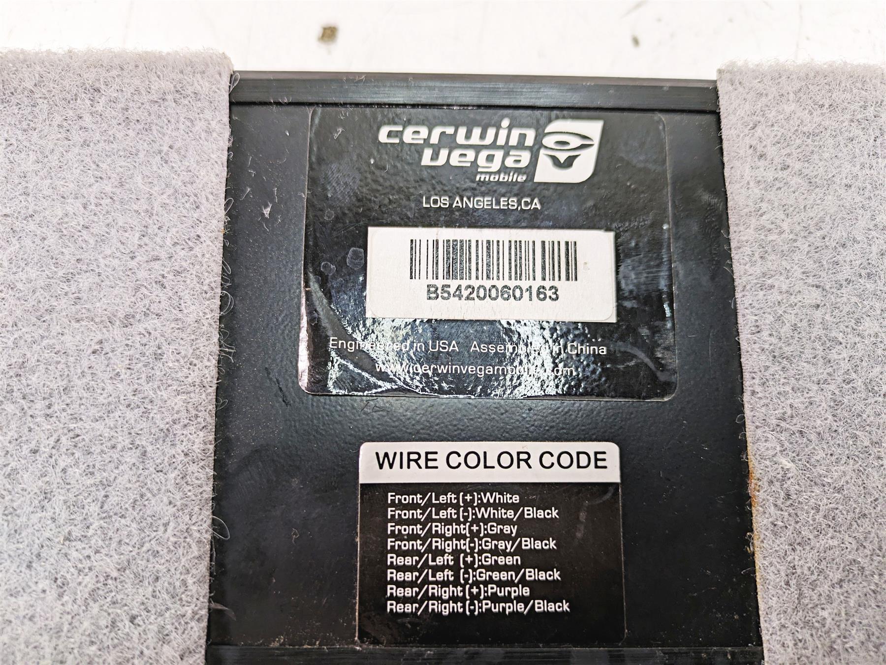 2008 Harley FLHTCU Electra Glide Cerwin Vega Radio Speaker Amplifier Set B54 {{ shop.shopifyCountryName }} - Mototech271