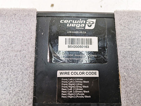 2008 Harley FLHTCU Electra Glide Cerwin Vega Radio Speaker Amplifier Set B54 {{ shop.shopifyCountryName }} - Mototech271