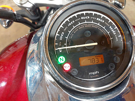 2010 Honda VT1300 CR Stateline Speedometer Gauge Instrument - 7k 37200-MFY-305 {{ shop.shopifyCountryName }} - Mototech271