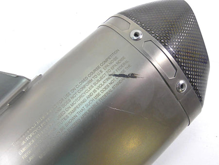 15-18 BMW S1000RR Akrapovic Exhaust Pipe Muffler -Rashed M-CZ00105T {{ shop.shopifyCountryName }} - Mototech271