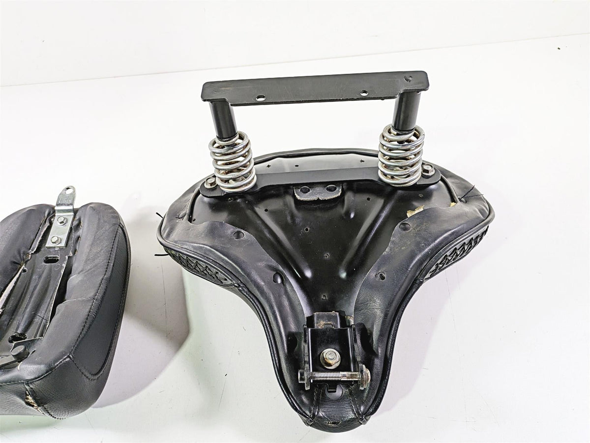 2008 Harley FLSTSB Cross Bones Front Rear Seat Saddle & Mount Set 51481-08 {{ shop.shopifyCountryName }} - Mototech271