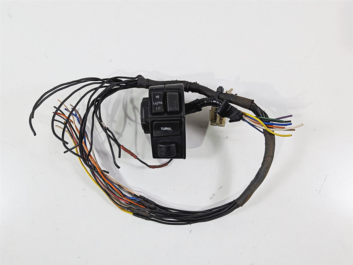 1990 Harley Touring FLHTC Electra Glide Left Hand Control Switch 71597-92 {{ shop.shopifyCountryName }} - Mototech271