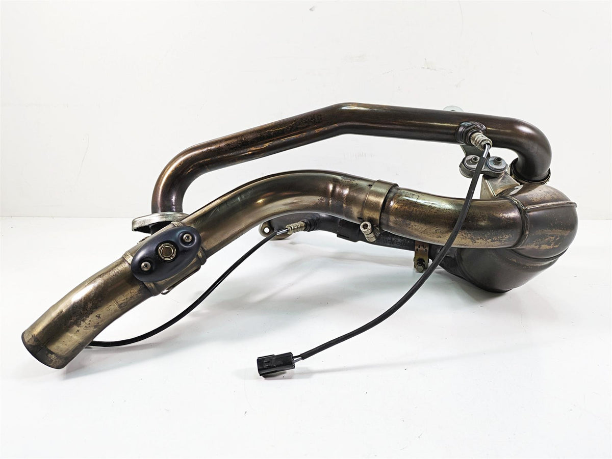 2011 Ducati Hypermotard 1100 Evo SP Stock Exhaust Header& Mid Pipe 57221571B {{ shop.shopifyCountryName }} - Mototech271
