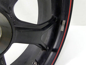 2008 Ducati 848 SBK Straight Marchesini 17x5.5 Rear Wheel Rim 50221341A | Mototech271