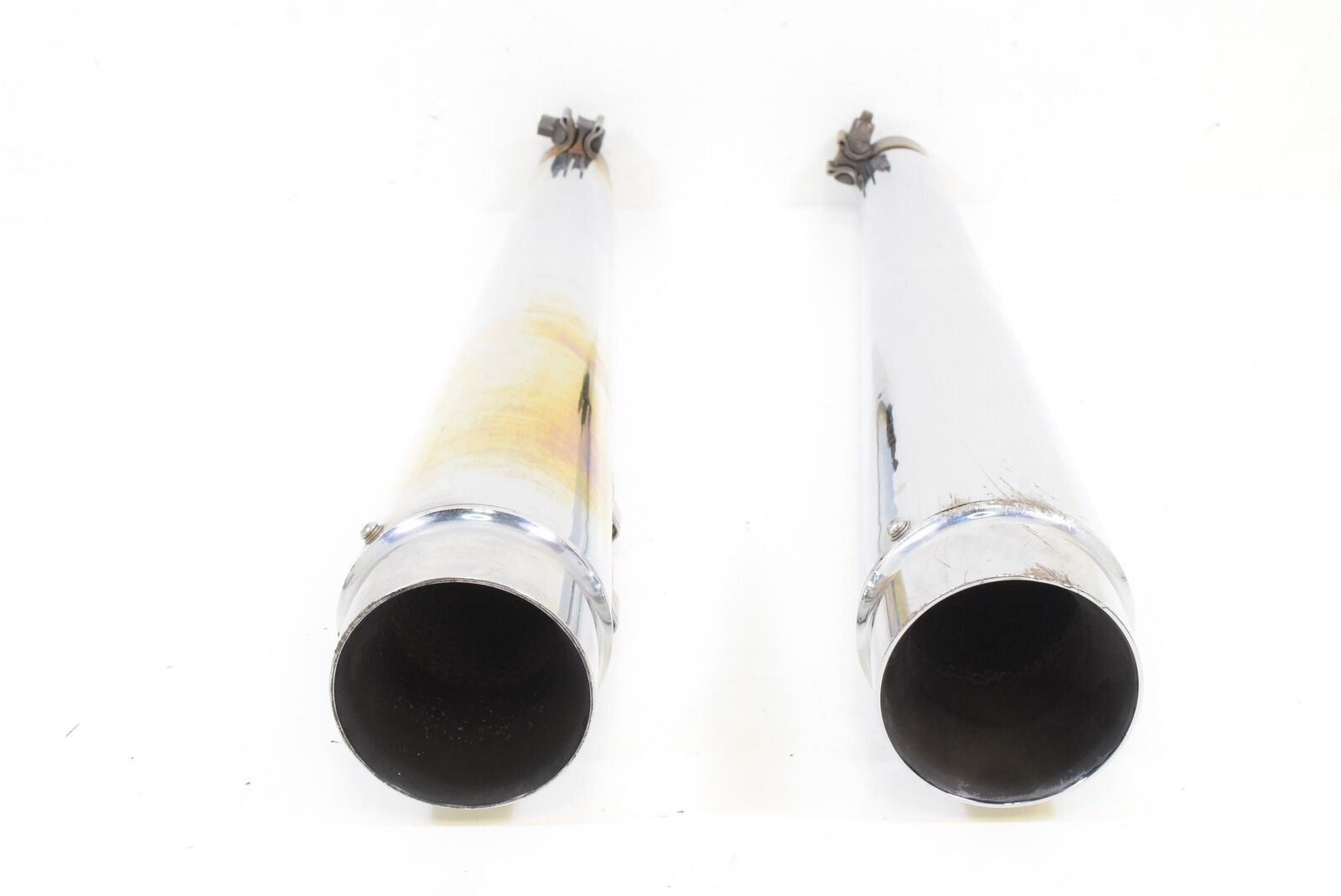 2002 Harley Touring FLHT Electra Glide Loud Open Exhaust Slip On Mufflers Pipes {{ shop.shopifyCountryName }} - Mototech271