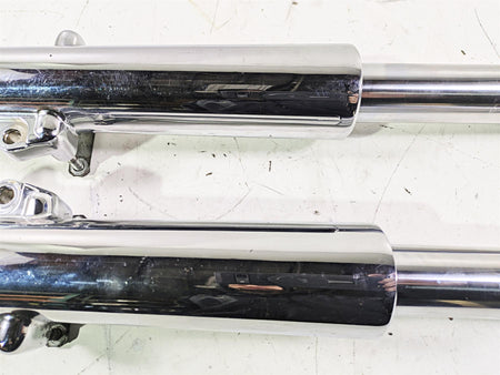 2007 Harley Touring FLHTCU SE CVO E-Glide Front Chrome Fork Leg Set 46621-06 {{ shop.shopifyCountryName }} - Mototech271
