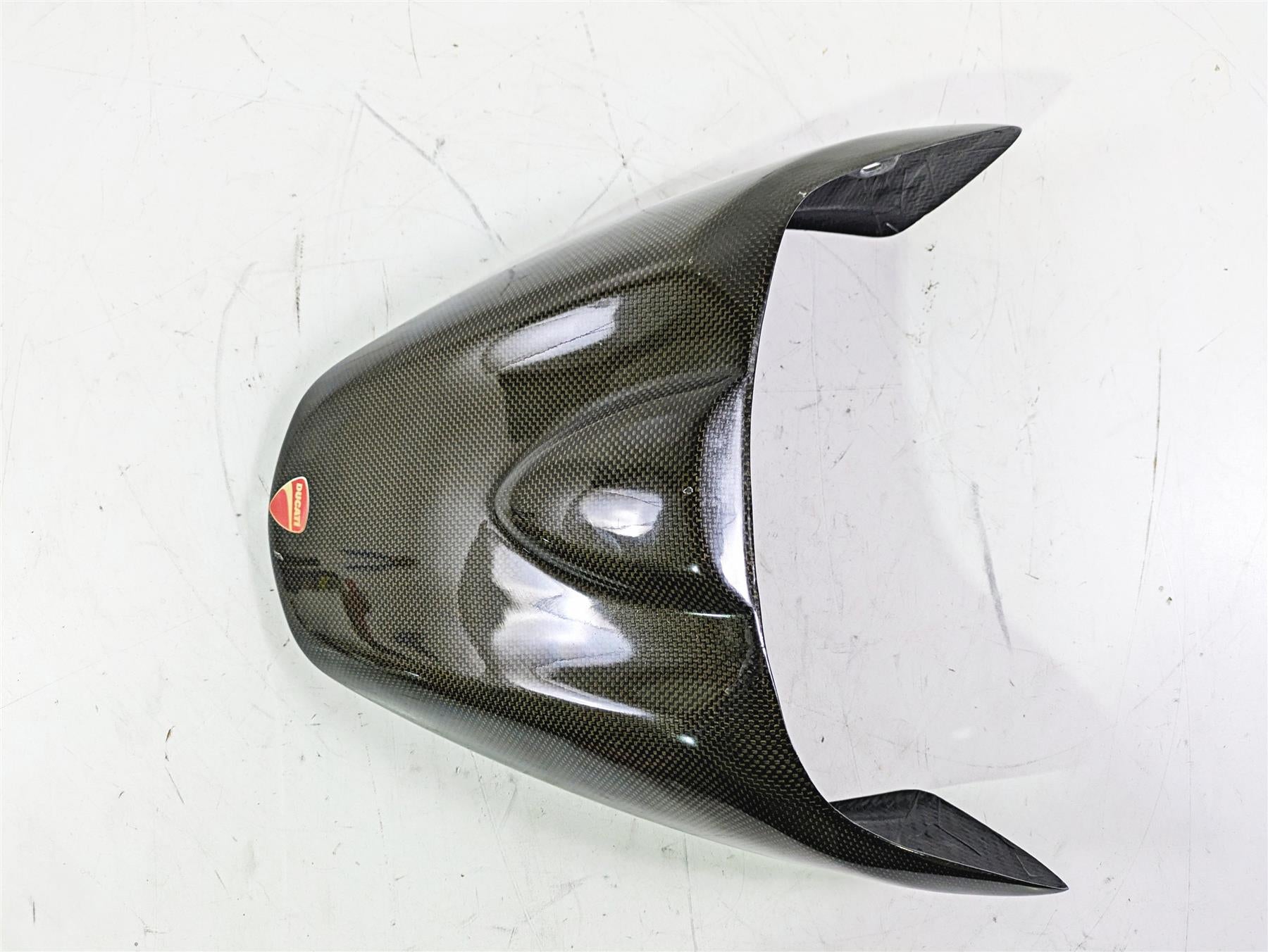 2009 Ducati Monster 1100 S Carbon Fiber Rear Passenger Seat Cover Cowl 151031 {{ shop.shopifyCountryName }} - Mototech271