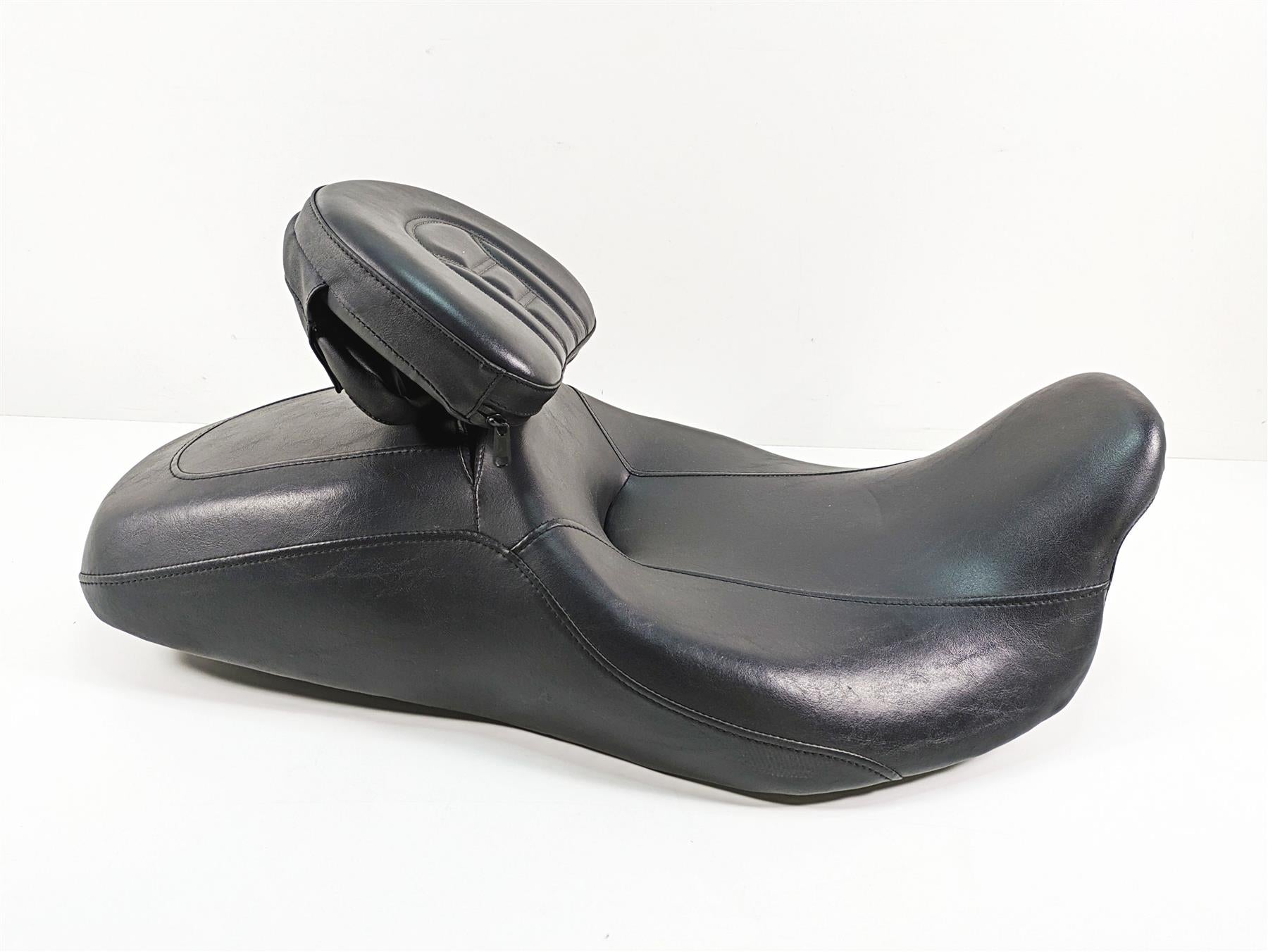 2013 Harley Touring FLHX Street Glide Rider Seat Saddle Low + Backrest 52320-11 {{ shop.shopifyCountryName }} - Mototech271